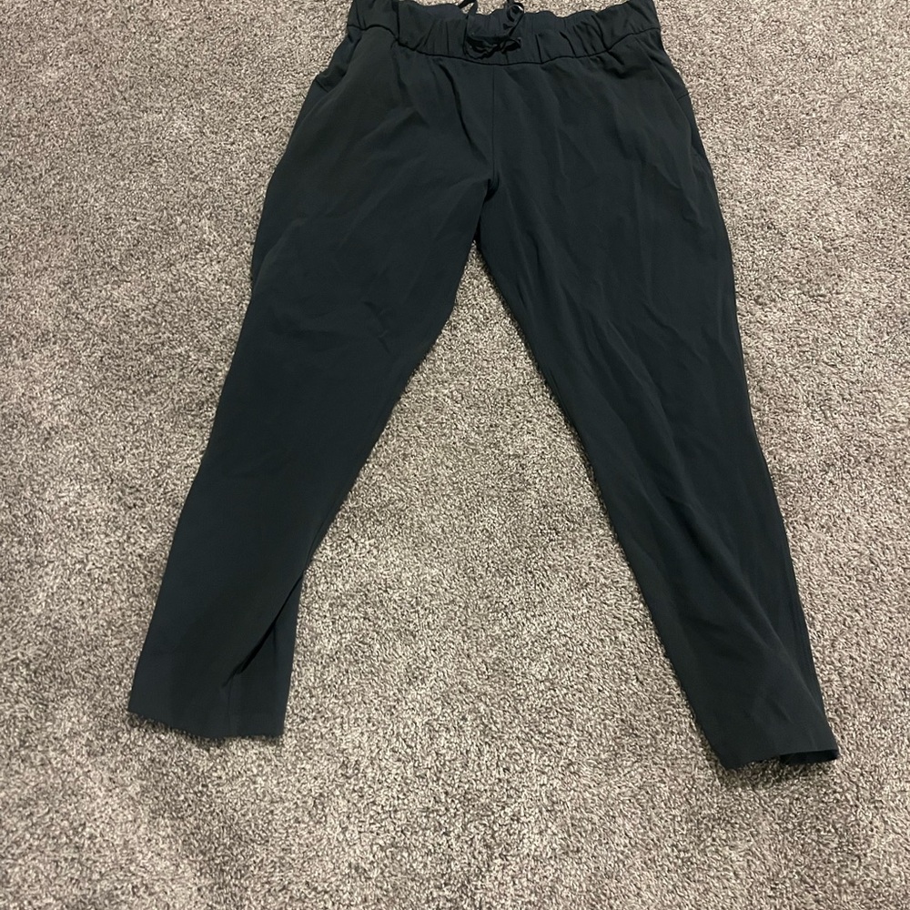 Lululemon Athletica Black On They Fly Pants with Tapered Leg